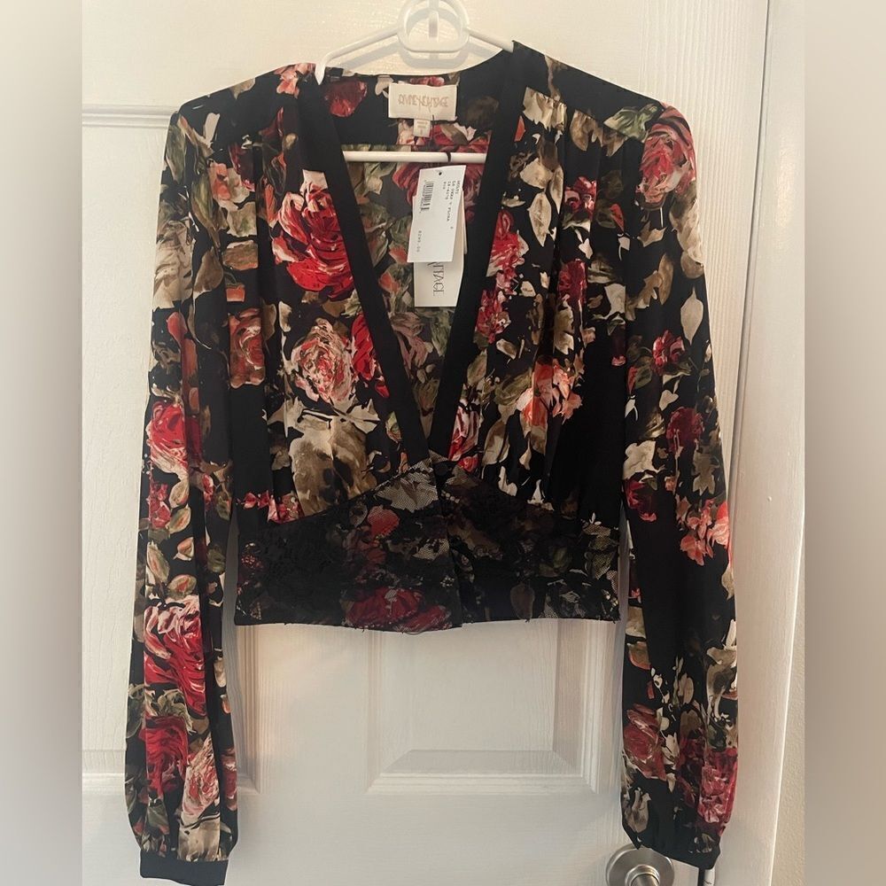 Divine Heritage woman’s floral crop top